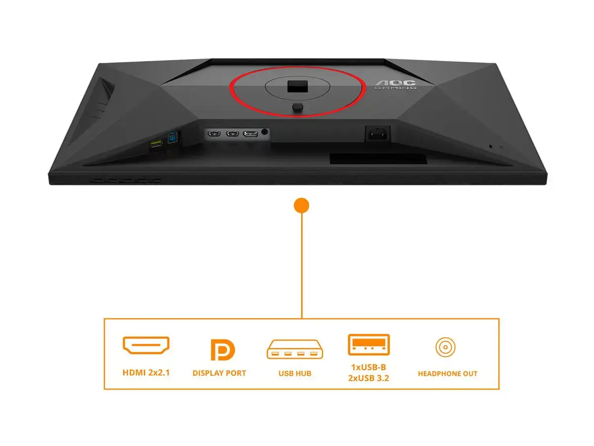 AOC | Q27G4SRU | 27 " | Fast IPS | QHD | 16:9 | 320 Hz | 0.3 ms | 2560 x 1440 pixels | 400 cd/m² | HDMI ports quantity 2 | Black