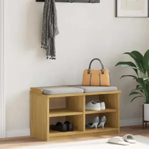 Prieškambario suoliukas SANDNES 87x40x50 pušies masyvo