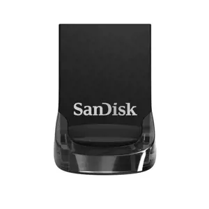 "SanDisk Ultra Fit" 32 GB, USB 3.1 - mažo formato "Plug & Stay" didelės spartos USB diskas; EAN:619659163402