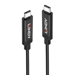 Lindy 3m USB 3.2 Gen 2 C/C Active Cable, 3 m, USB C, USB C, USB 3.2 Gen 2 (3.1 Gen 2), 10 Gbit/s, B…