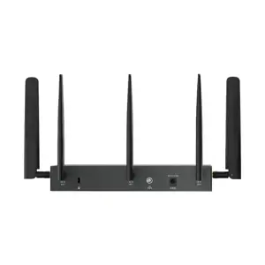 TP-Link Omada 4G+ Cat6 AX3000 Gigabit VPN Router, Wi-Fi 6 (802.11ax), Dual-band (2.4 GHz / 5 GHz), Ethernet LAN, 4G, Black, Desktop/pole router