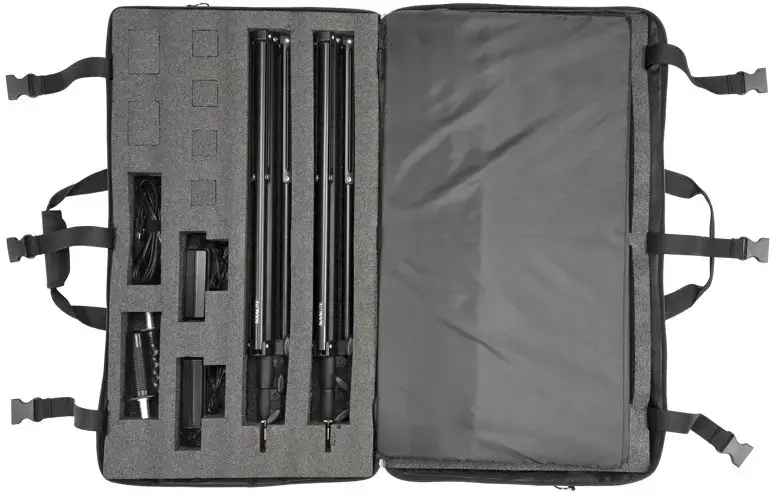 Nanlite Lumipad 25 LED šviesos diodų valgomųjų prietaisų komplektas