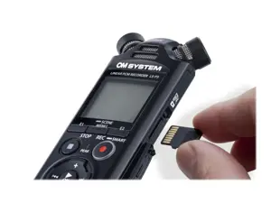 "Olympus" linijinis PCM diktofonas LS-P5 Įkraunamas, mikrofono jungtis, stereo, FLAC / PCM (WAV) / MP3, juodas, MP3 atkūrimas, 59 val. 35 min.