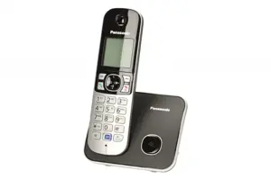 "Panasonic" KX-TG6811 DECT telefonas Skambinančiojo ID juodas