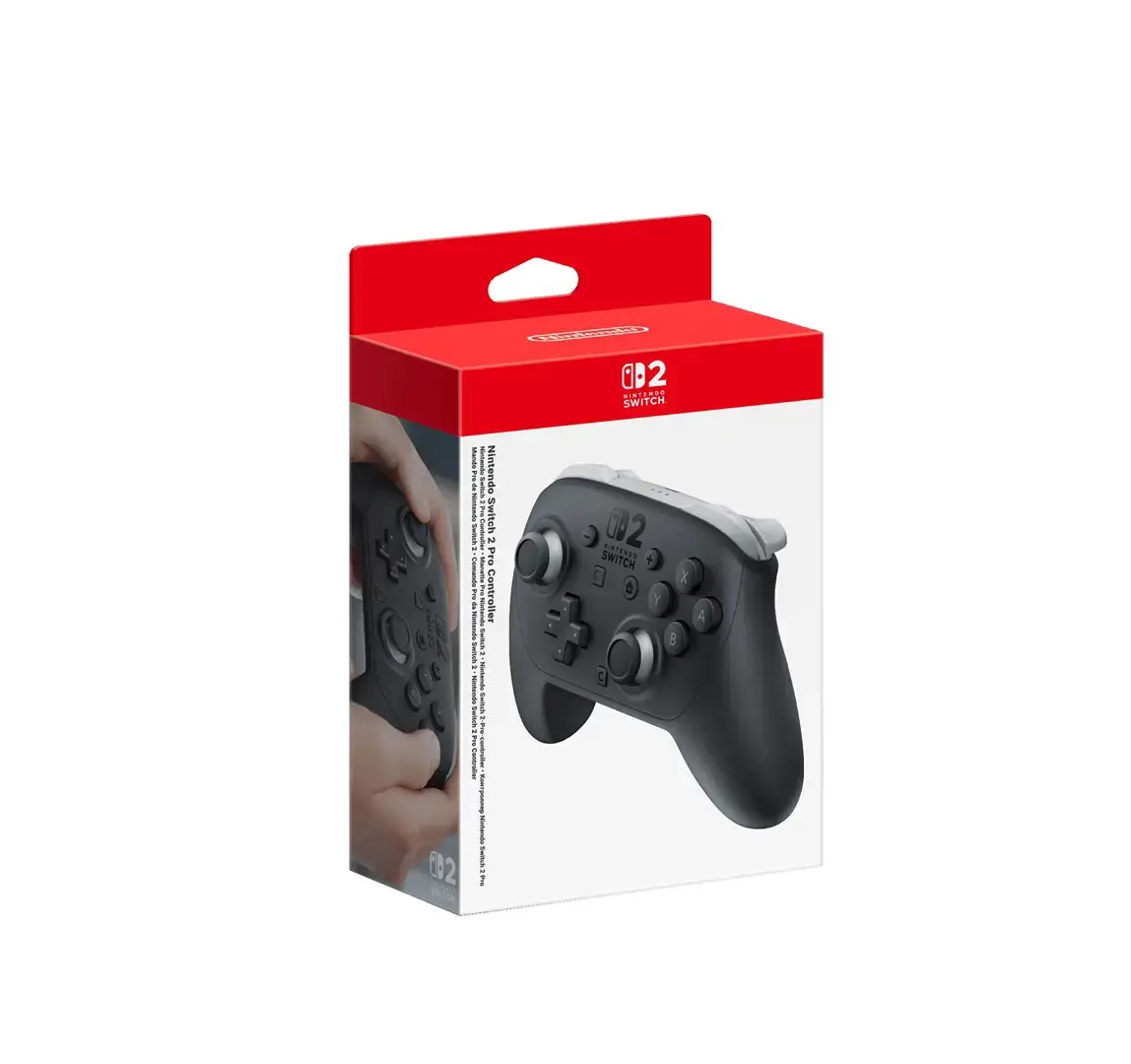 Nintendo Switch 2 Pro Controller Black Bluetooth Gamepad Analogue / Digital Nintendo Switch 2