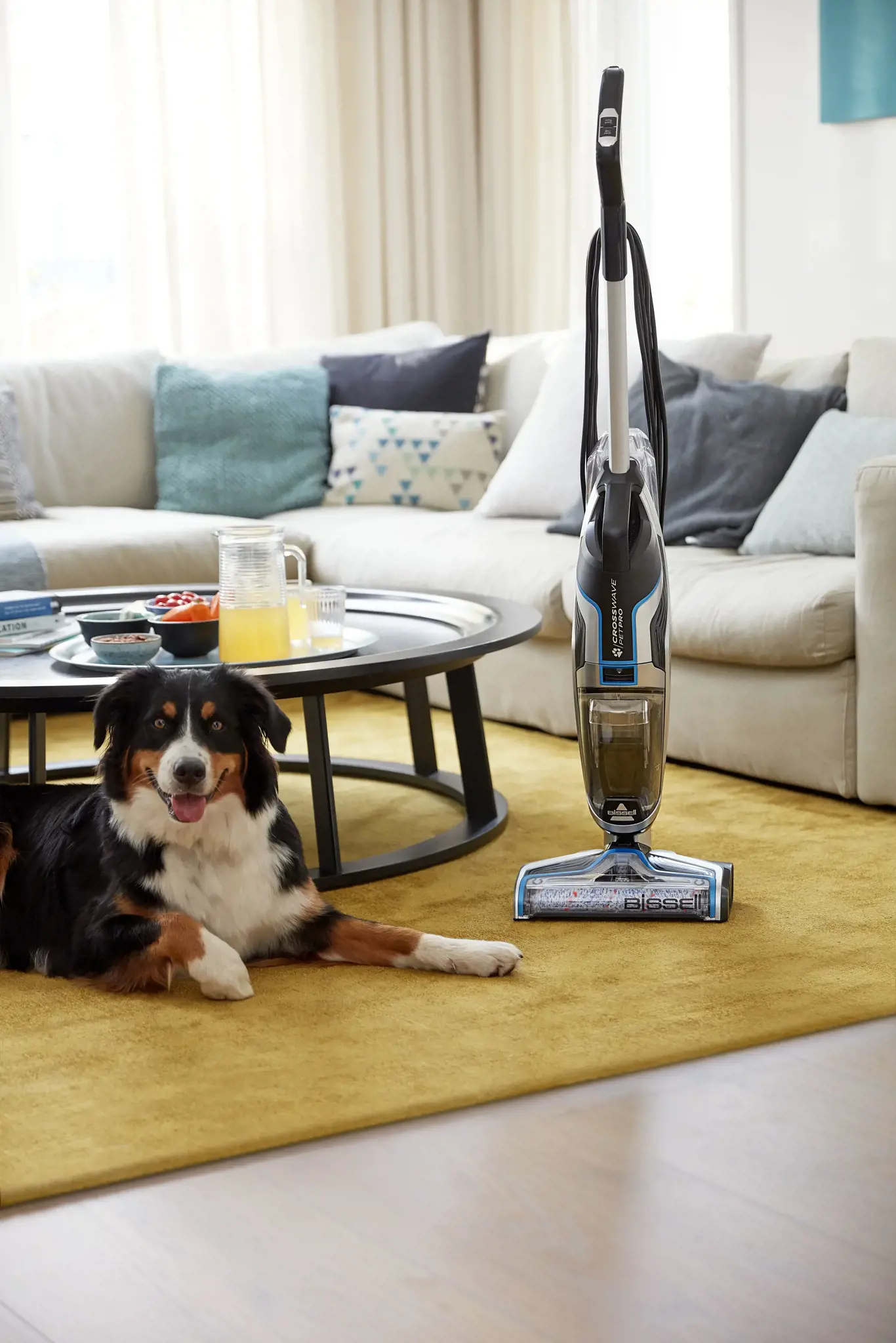 "Bissell CrossWave Pet Pro" be maišelio 2225N juodas, mėlynas, sidabrinis 0,62 L 560 W