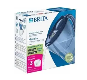 Brita Marella+3 Maxtra Pro PP filter jug (2.4 l; blue)