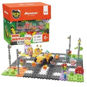Marioinex Mini Waffle Building Blocks – City: Street, 280 pieces