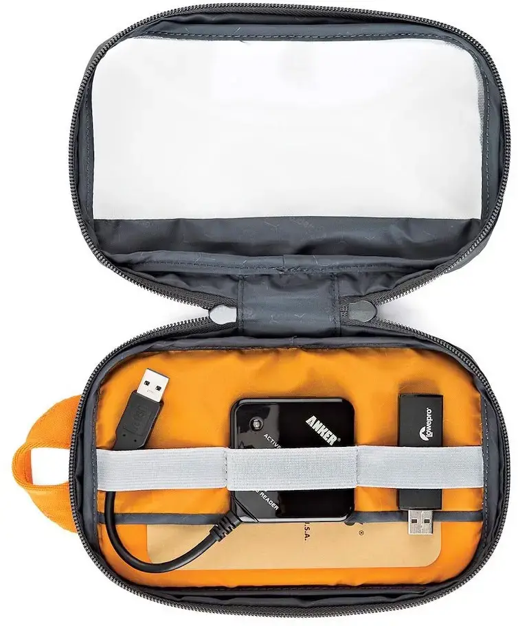 "Lowepro GearUp Pouch Mini" dėklas, tamsiai pilkas