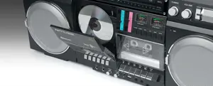 "Muse M-380 GB Ghetto Blasters", juodos spalvos