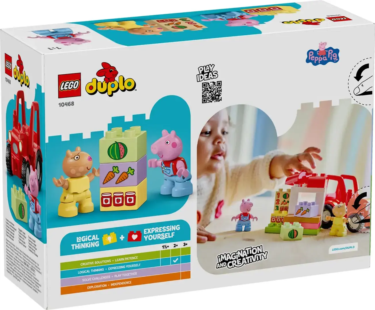 LEGO DUPLO 10468 Peppa Pig - Tractor and Market