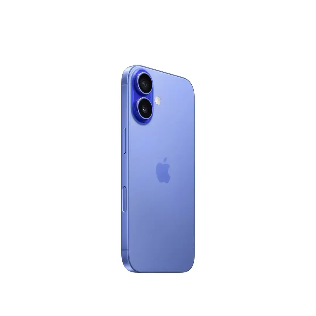 Apple | iPhone 16 | Ultramarine | 6.1 " | 2556 x 1179 pixels | OLED | A18 | Internal RAM 8 GB | 128 GB | Dual SIM | Nano SIM | 5G | Main camera resolution 48 MP | iOS 18 | Secondary camera resolution 12 MP