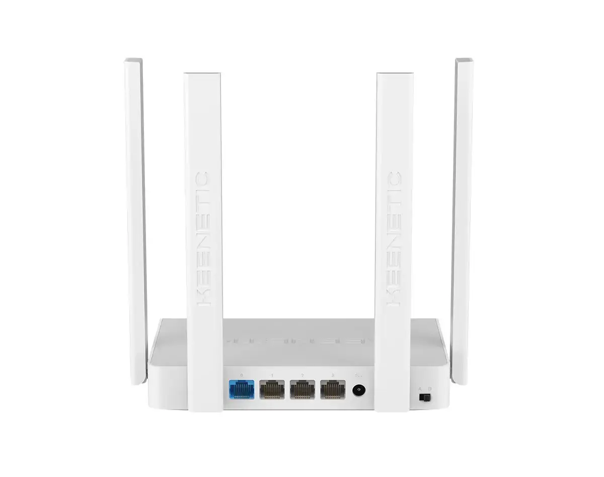 Keenetic Speedster AC1200 Mesh Wi-Fi 5 Gigabit Router/Extender with a 4-Port Gigabit Smart Switch
