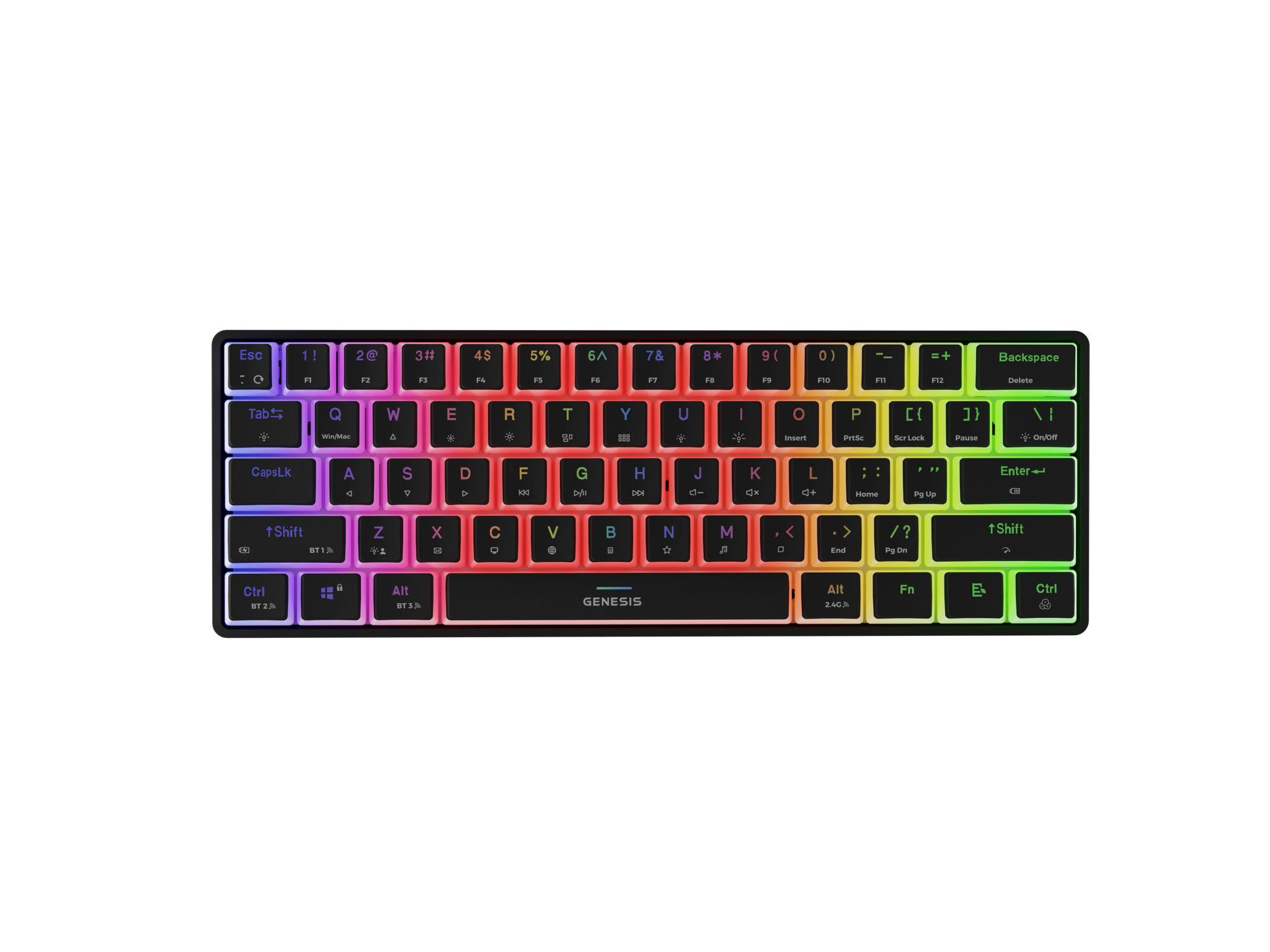 Genesis | THOR 660 G2 | Gaming keyboard | Wireless/Wired | US | Tactile | Black