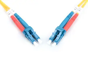 DIGITUS LWL patchcable LC/LC 09/125um singelmode Duplex halogenfree with protocol yellow 5m
