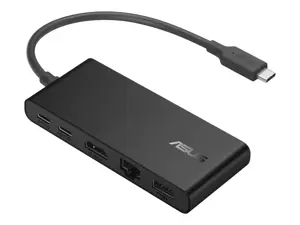Asus Dual 4K USB-C Dock DC201 | Ethernet LAN (RJ-45) ports 1 | USB 3.0 (3.1 Gen 1) Type-C ports qua…