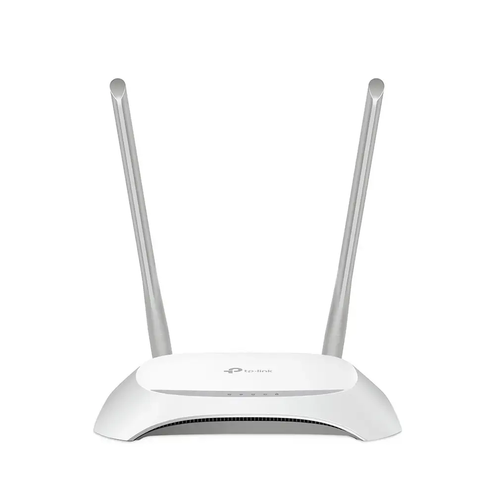 TP-Link TL-WR850N, "Wi-Fi 4" (802.11n), vieno dažnių diapazono (2,4 GHz), Ethernet LAN, pilka, balta, stalinis maršrutizatorius