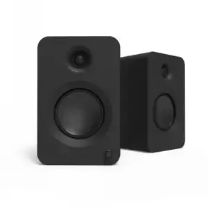 KANTO AUDIO 200W POWERED BOOKSHELF SPEAKERS WITH HDMI ARC, USB-C, AND BLUETOOTH 5.3 - MATTE BLACK, …