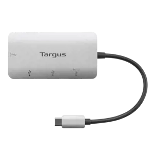 Targus ACH228, sidabrinė, "Thunderbolt 3" prievadas, "Windows", "MacOS", "Chrome OS", 85 mm, 45 mm, 10 mm