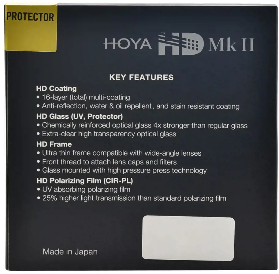 "Hoya" filtras Protector HD Mk II 55 mm