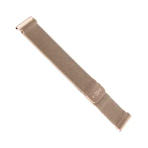 Fixed | Mesh Strap with Quick Release 20mm for Smartwatch | Rose gold