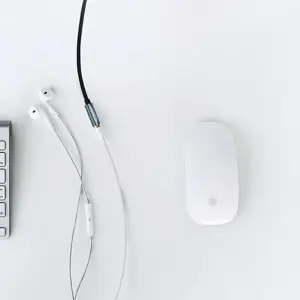 AUX jack audio extender 3.5 mm UGREEN AV118, 2m (blue)