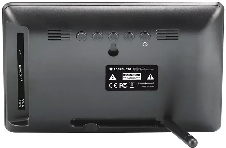 "Agfa Photo APF700" skaitmeninis nuotraukų rėmelis 7 juodas
