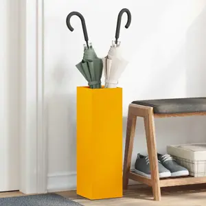 Skėčių Stovas Geltonas Metalas Standartinis Skėčių stovas