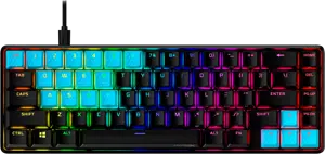 "HyperX" guminiai klavišų dangteliai, klaviatūros dangtelis, termoplastinis elastomeras (TPE), 1,4 …
