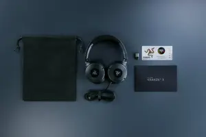 Razer Kraken V4 X Laidinės žaidimų ausinės, Juoda