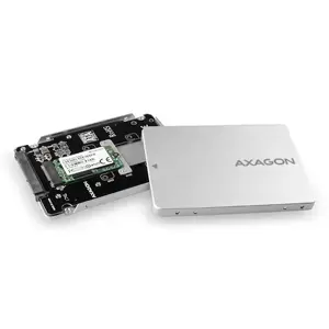 AXAGON RSS-M2SD SATA - M.2 SSD SATA, iki 80 mm SSD, ALU korpusas