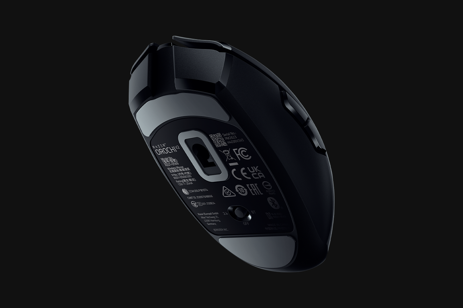 Razer Orochi V2 | Gaming Mouse | Black | 2.4 GHz, Bluetooth