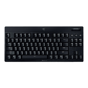 Razer | BlackWidow V4 Low-Profile Tenkeyless HyperSpeed | Keyboard | Wireless | US | Bluetooth | Green Switches | Black