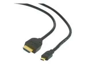 GEMBIRD CC-HDMID-6 Gembird HDMI -HDMI Micro kabelis su paauksuotomis jungtimis, 1,8 m, biri pakuotė