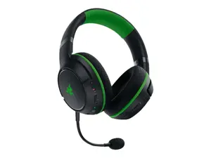 "Razer" juodos spalvos, belaidės, žaidimų ausinės, "Kaira Pro", skirtos "Xbox