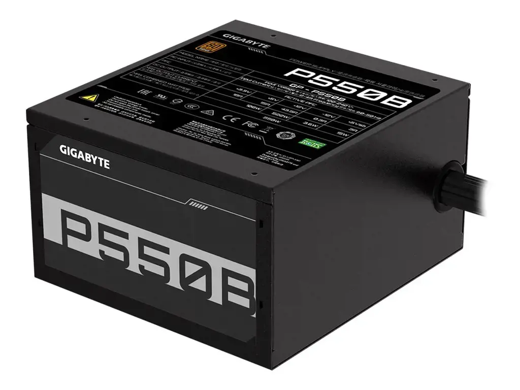 Maitinimo blokas GIGABYTE P550B, 550 W, 80 PLUS Bronze