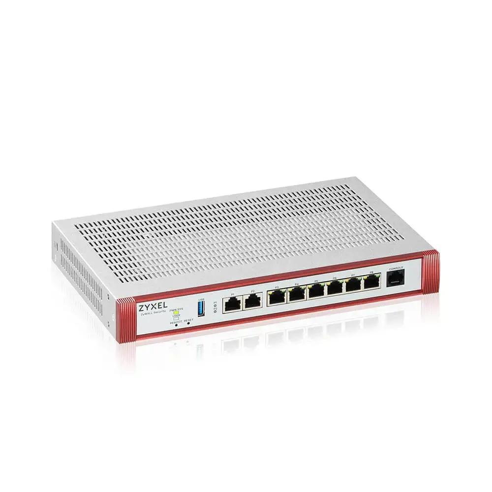 Zyxel USG FLEX 200H, 5000 Mbit/s, 1200 Mbit/s, 2000 Mbit/s, 58,75 BTU/h, IKEv2, IPSec, SSL, laidinis