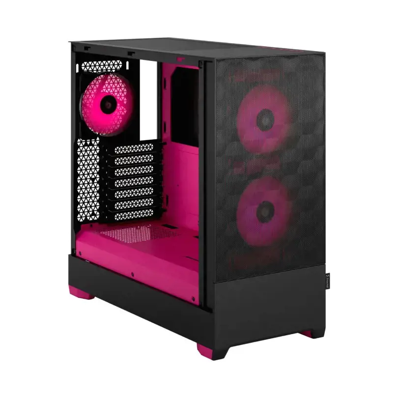 FRACTAL DESIGN "Pop Air RGB Magenta Core TG Clear Tint