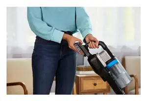 Black & Decker BHFEB520D1-QW stick vacuum/electric broom Battery Dry Cyclonic Bagless Black, Silver, Transparent 2 Ah