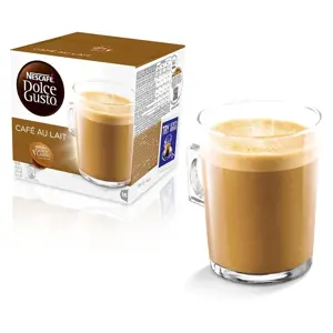 Nescafe Dolce Gusto Cafe Au Lait Kava, 16 kapsulių dėžutėje
