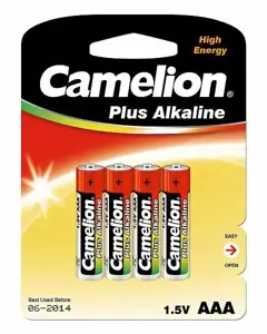 Camelion AAA/LR03, Plus Alkaline, 4 vnt.