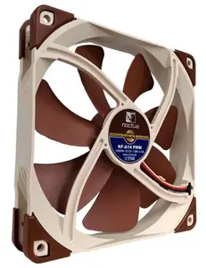 Noctua NF-A14 PWM Kompiuterio korpuso ventiliatorius 14 cm rudos spalvos