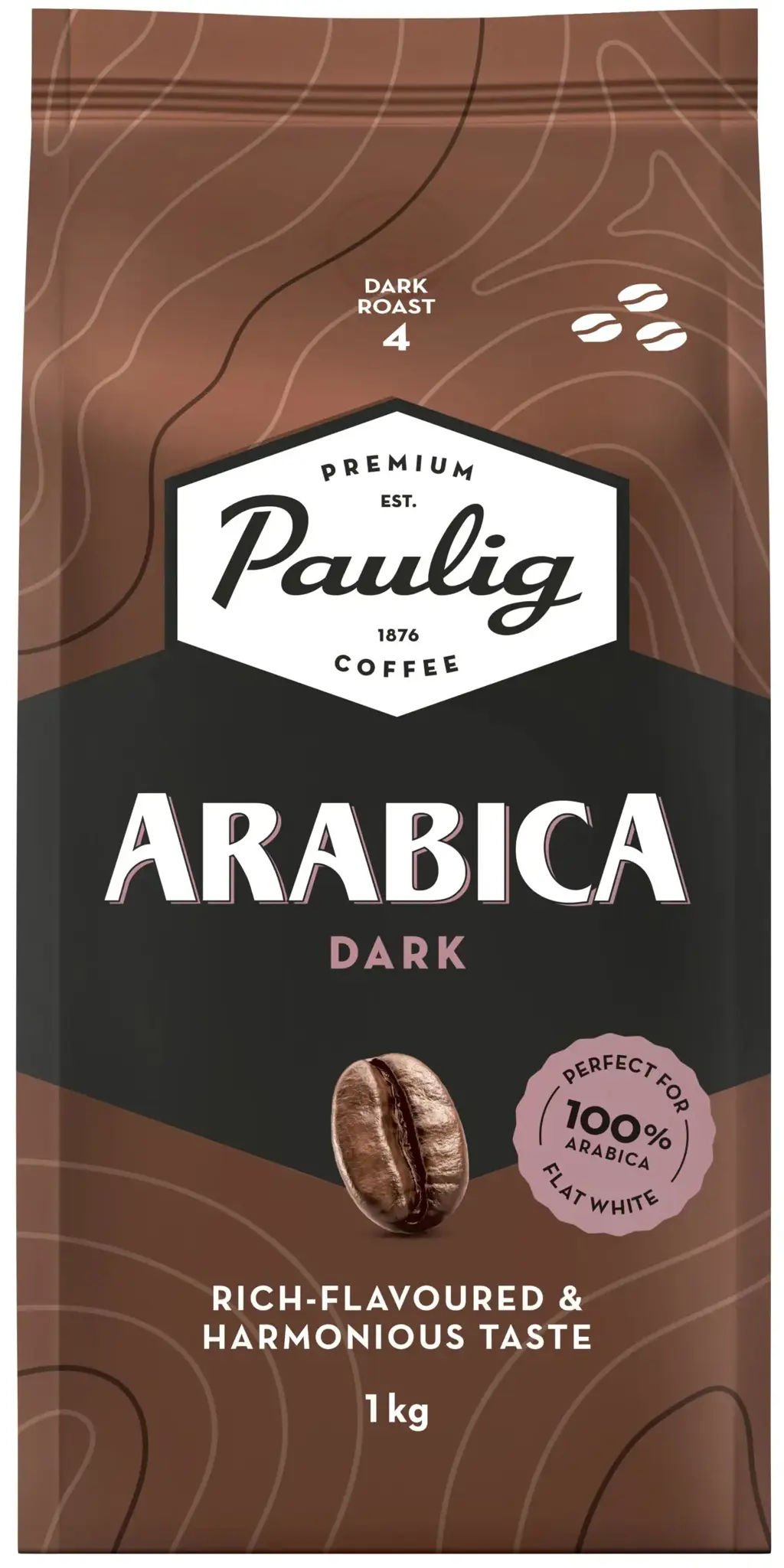 Kavos pupelės PAULIG Arabica,  Dark 1 kg