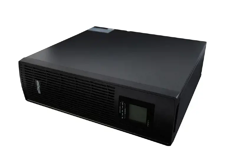 GEMBIRD EG-UPSRACK-10 UPS Energenie Rack 19 colių 3.4U 1000VA Pure Sine 3xIEC 1xSchuko 230V LCD