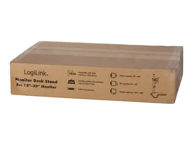 LOGILINK BP0044 LOGILINK - Monitoriaus stalinis stovas, pakreipiamas, pasukamas, sukamas