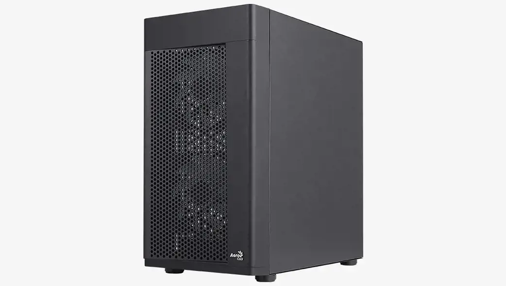 "Aerocool HEXFORMBKV2" Micro ATX kompiuterio korpusas 3 ventiliatoriai FRGB Juoda, Mini Tower, Kompiuteris, Juoda, micro ATX, Mini-ITX, ABS, SPCC, Galinis, Priekinis