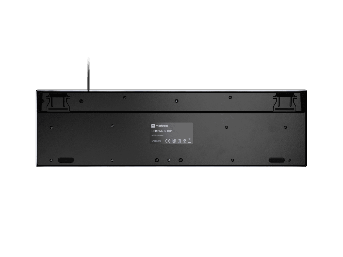 Natec Herring Glow | Keyboard | Wired | US | Black | USB Type-A