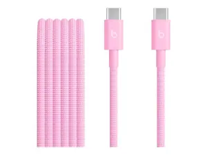 Apple USB-C to USB-C Woven Cable (1.5m) - Power Pink | Apple
