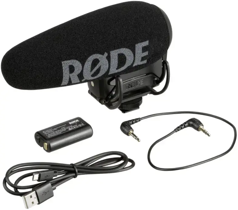 RØDE Videomic PRO + Black Skaitmeninis vaizdo kameros mikrofonas