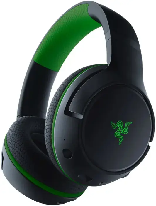 "Razer" juodos spalvos, belaidės, žaidimų ausinės, "Kaira Pro", skirtos "Xbox